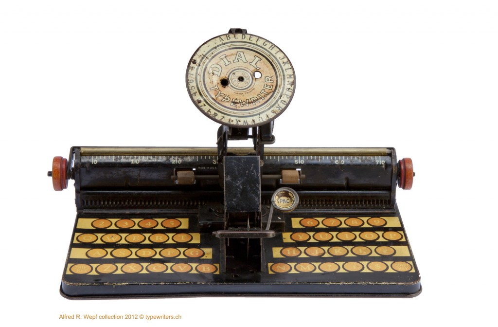 dial typewriter